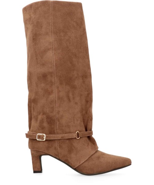 BUONAROTTI Bota alta elegante caña ancha