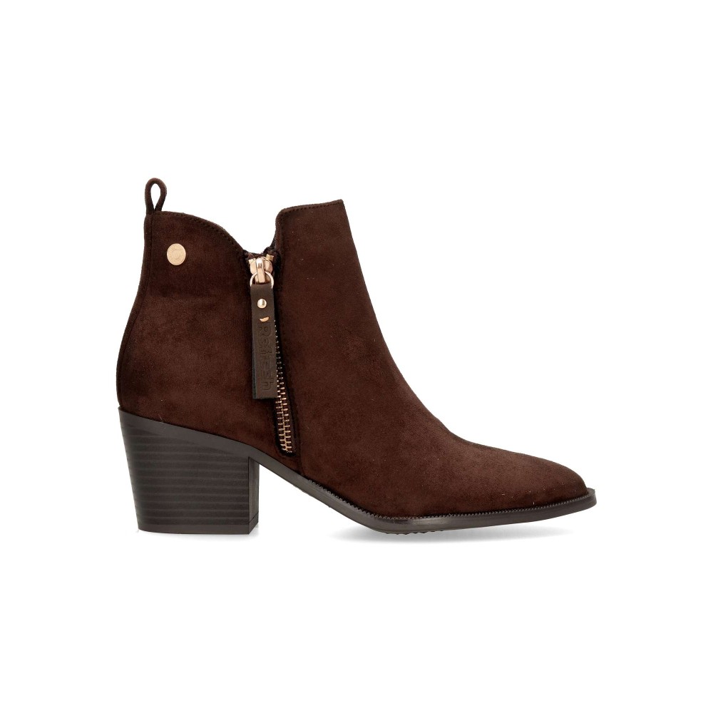 REFRESH Botín cowboy vegano confort mujer