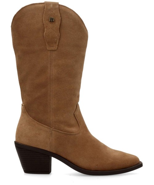 MTNG Bota cowboy piel serraje Daphne