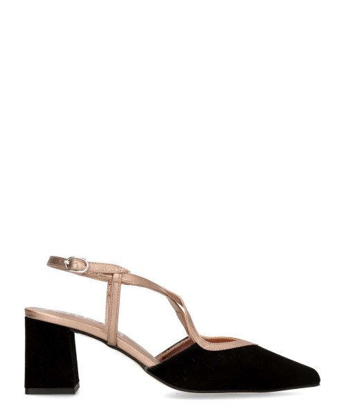 DIBIA Zapato salón destalonado elegante y cómodo