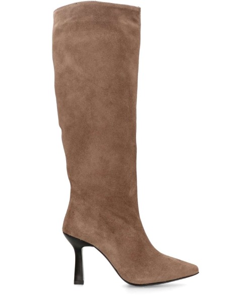 DESIREE Bota alta elegante piel serraje