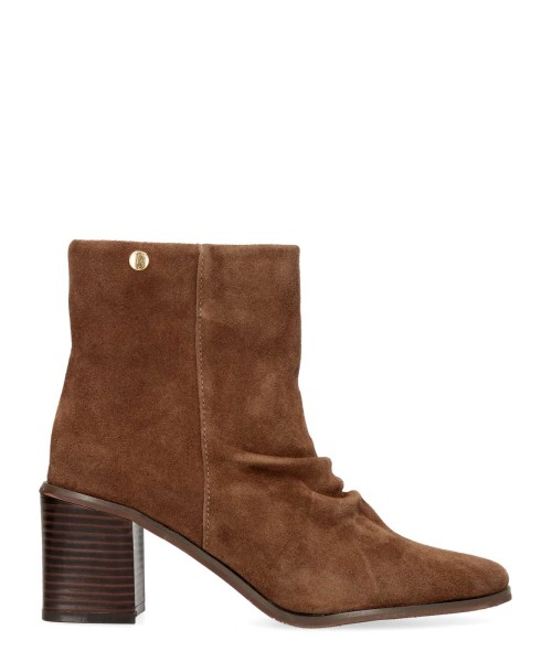 TOP3 Botines arrugados piel serraje