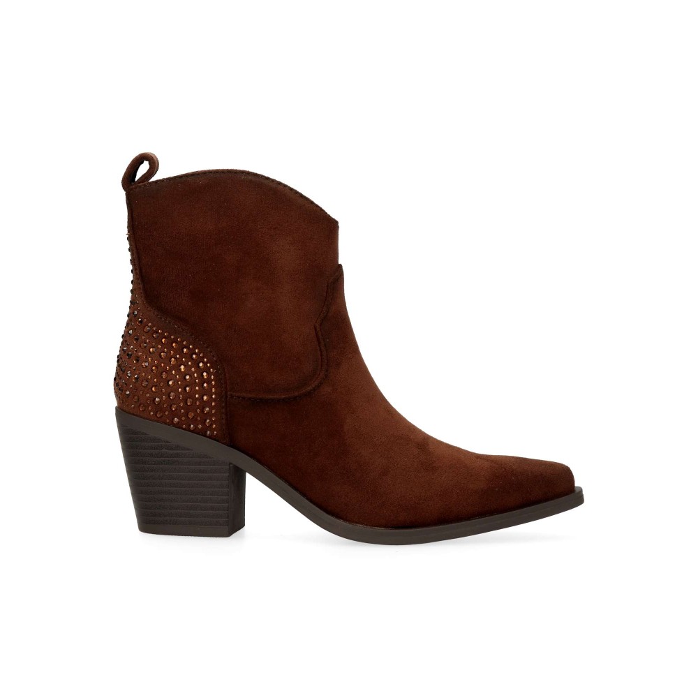 DANGELA  Botín cowboy pedrería mujer