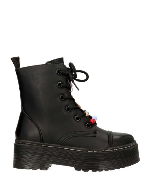 DANGELA  Bota militar confort plataforma