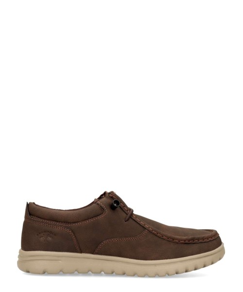 SPAGNOLO Mocasín wallabee ligero y cómodo
