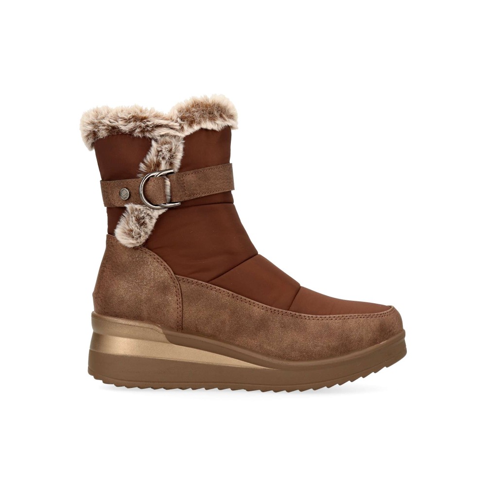 MYSOFT Bota baja acolchada confort mujer