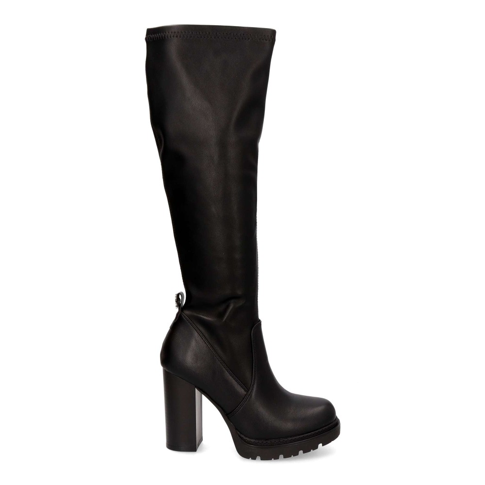 REFRESH Bota alta caña elástica mujer