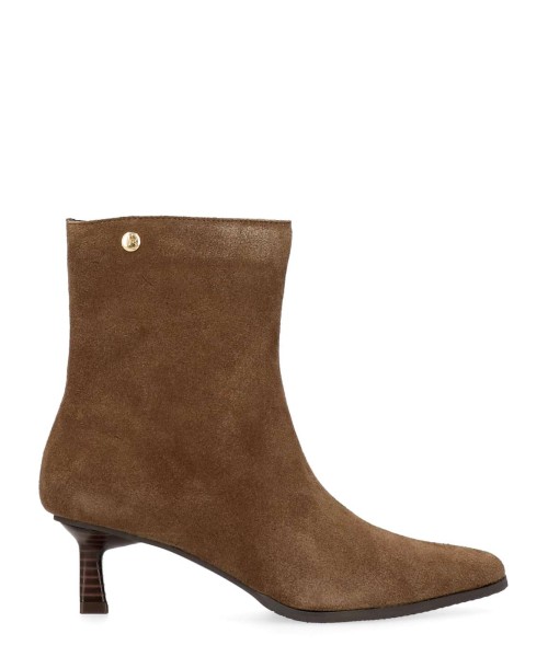 TOP3 Botines confort piel serraje mujer