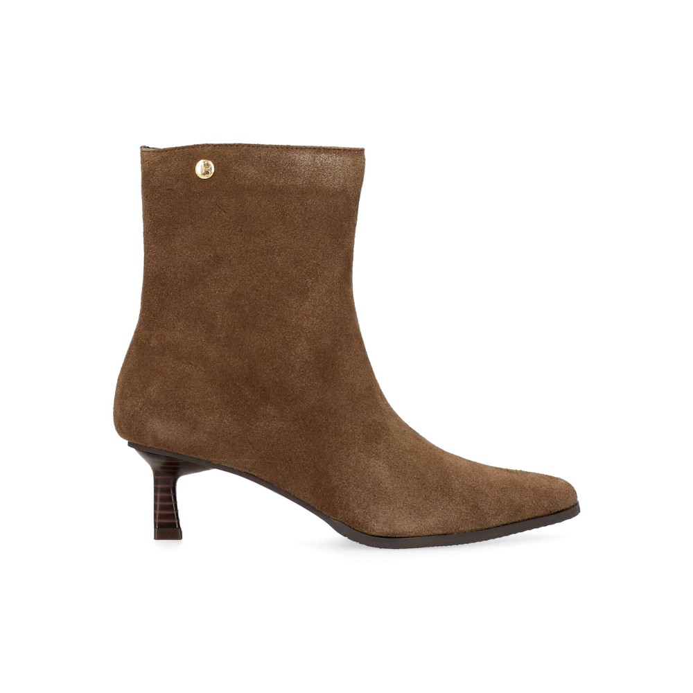 TOP3 Botines confort piel serraje mujer