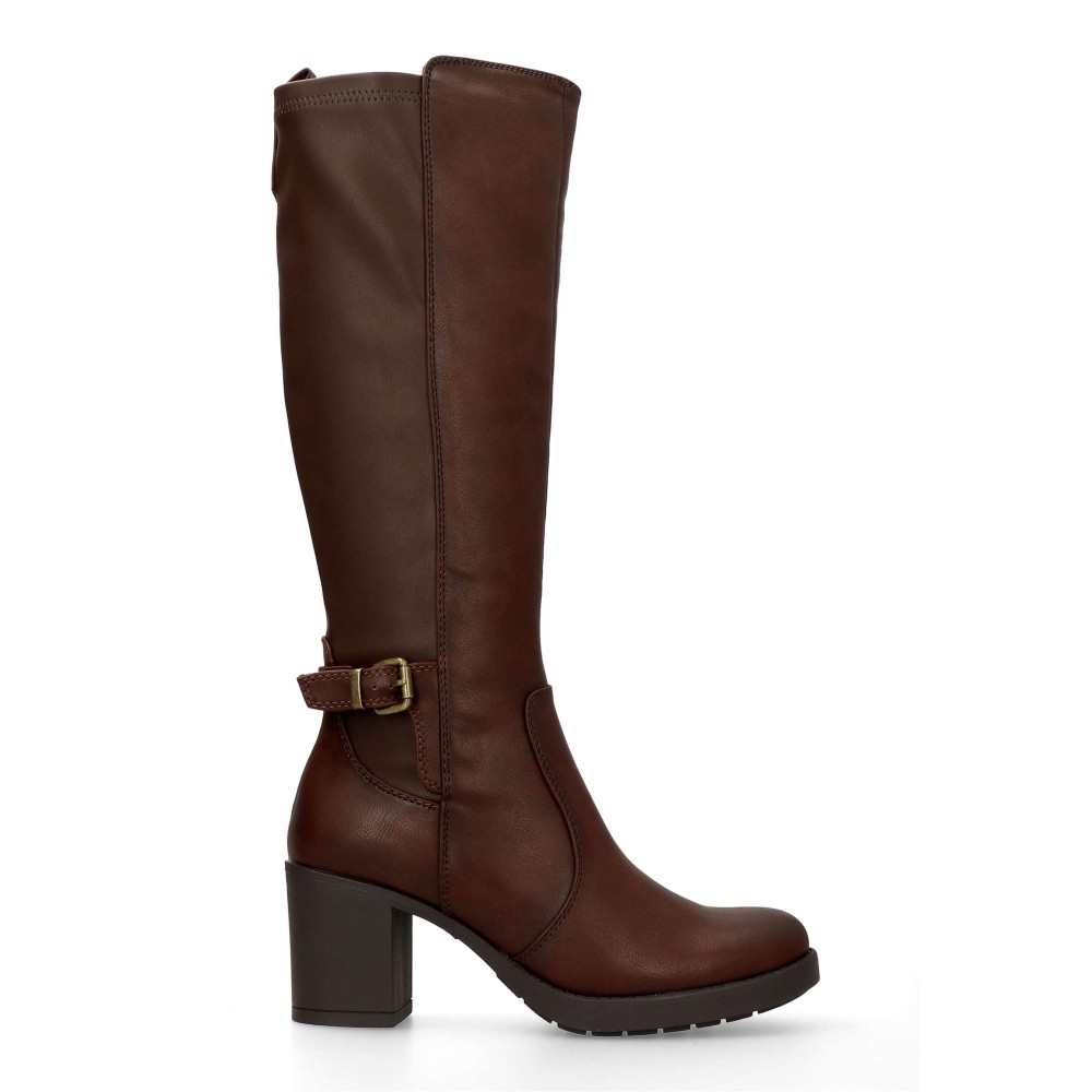 MYSOFT Bota alta confort napa elástica