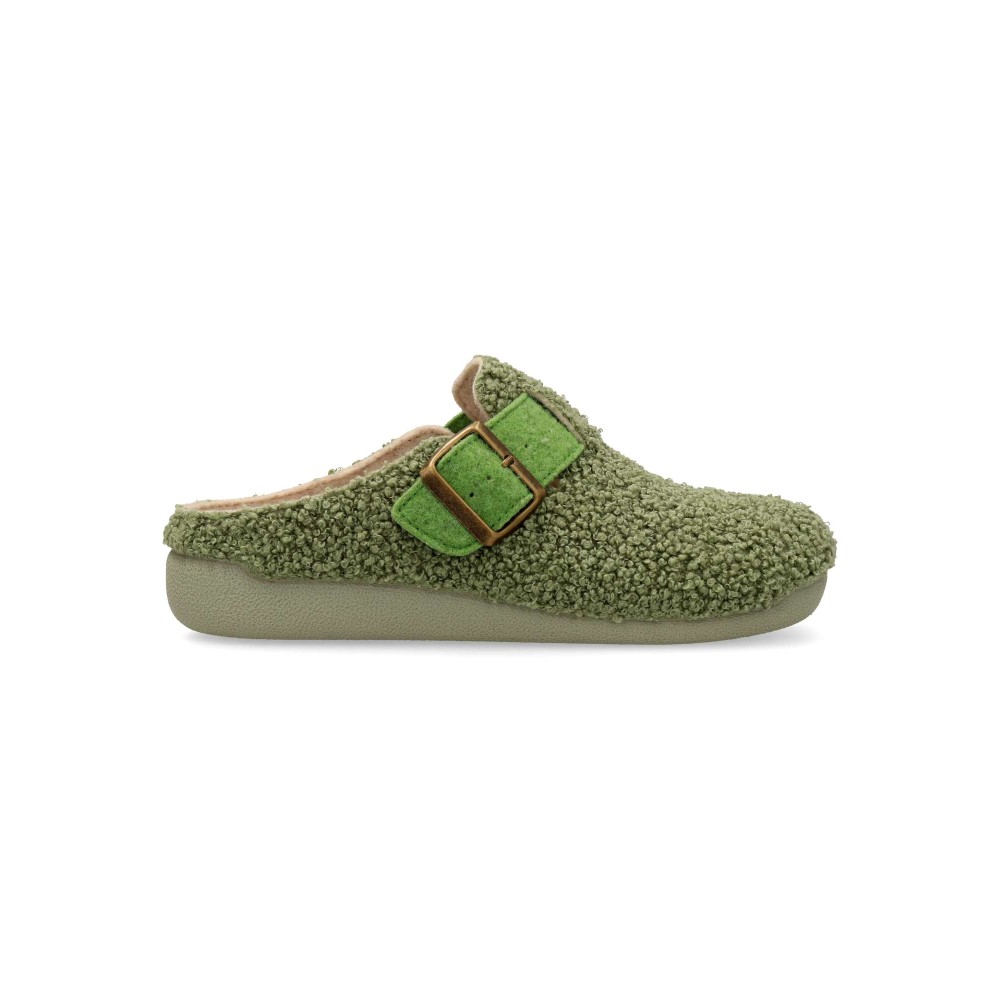 VANESSA Zapatilla de casa textil rizo confort mujer