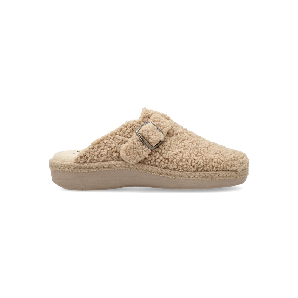 SALVI CONFORT Zapatilla de casa textil rizo confort