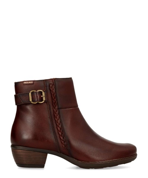 PIKOLINOS Botines piel confort tacón bajo