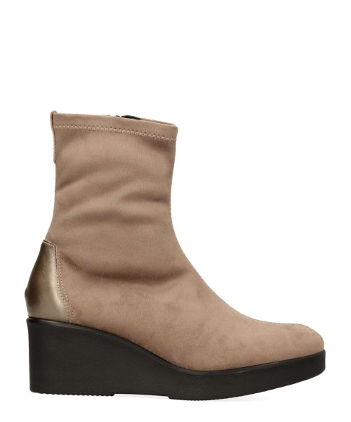 D`CHICAS Botines cuña media confort mujer