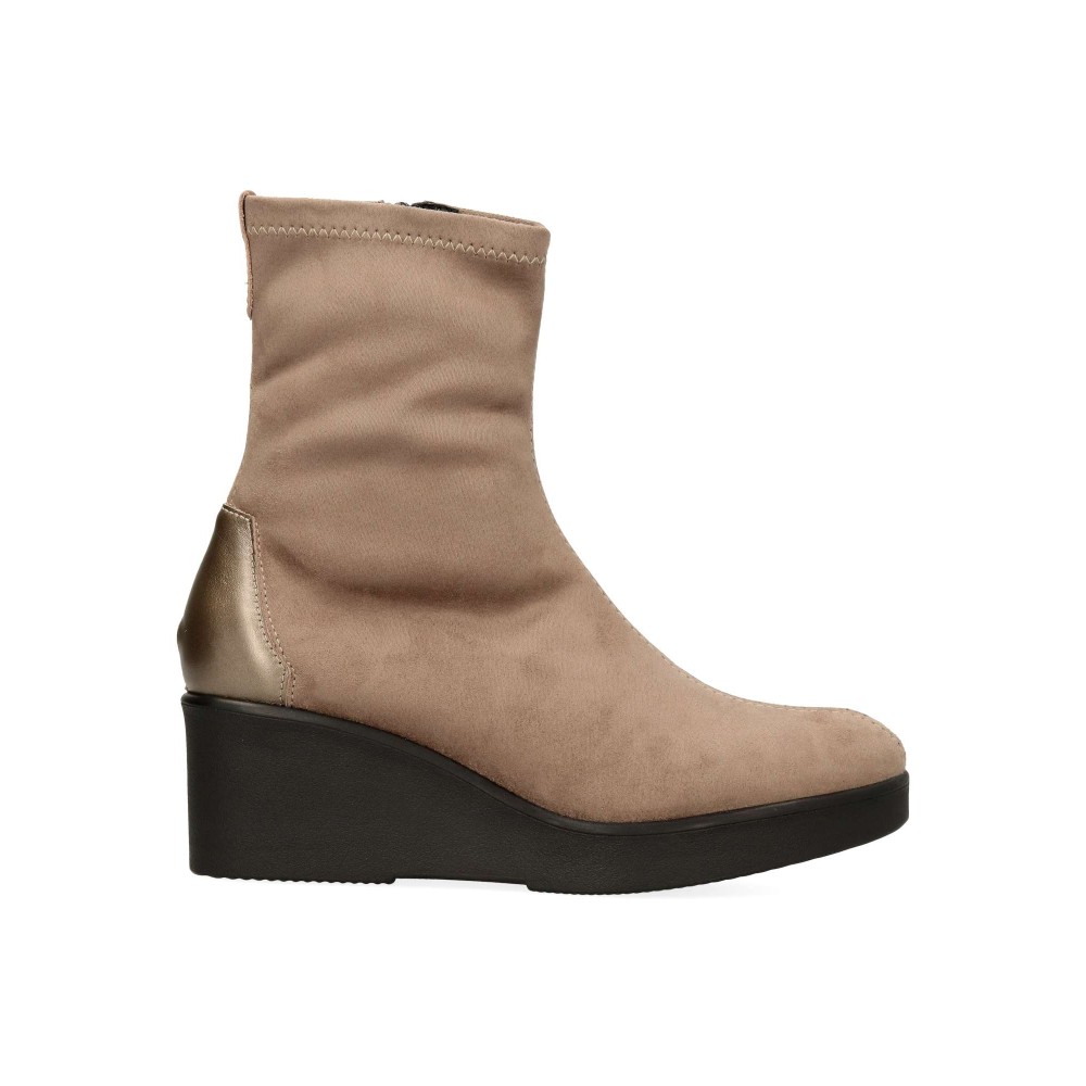 D`CHICAS Botines cuña media confort mujer