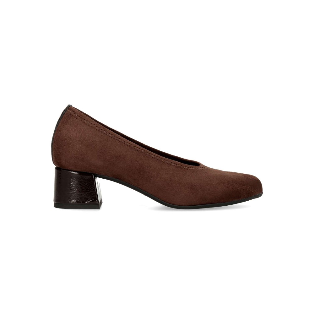 D`CHICAS Zapato salón antelina confort mujer