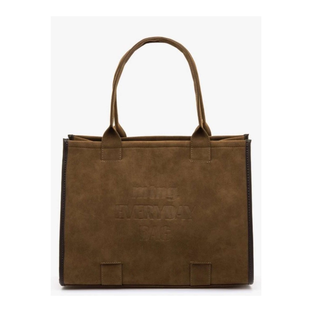 MTNG Bolso tote rectangular asas largas
