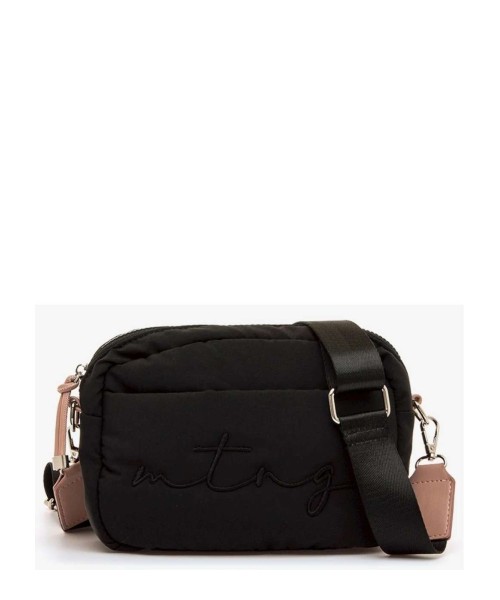 MTNG Bolso bandolera acolchado logo bordado