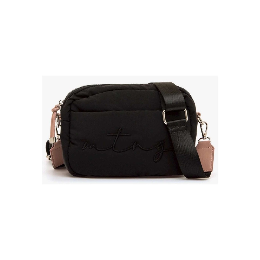 MTNG Bolso bandolera acolchado logo bordado