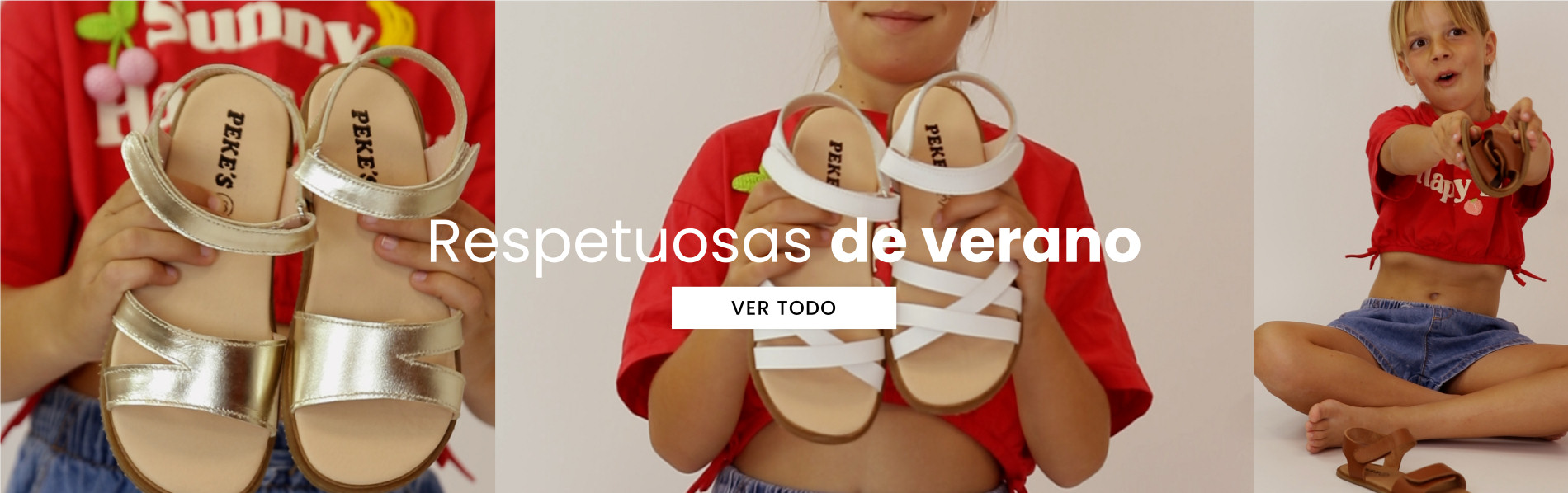 Colección sandalias respetuosas ninos - Vanessa Calzados